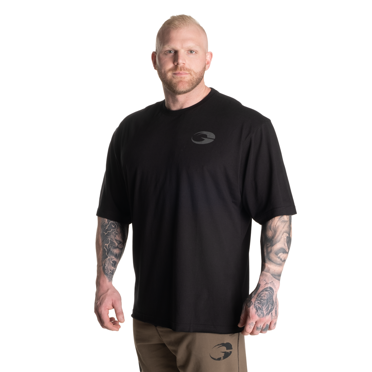 GASP Division Iron Tee Black
