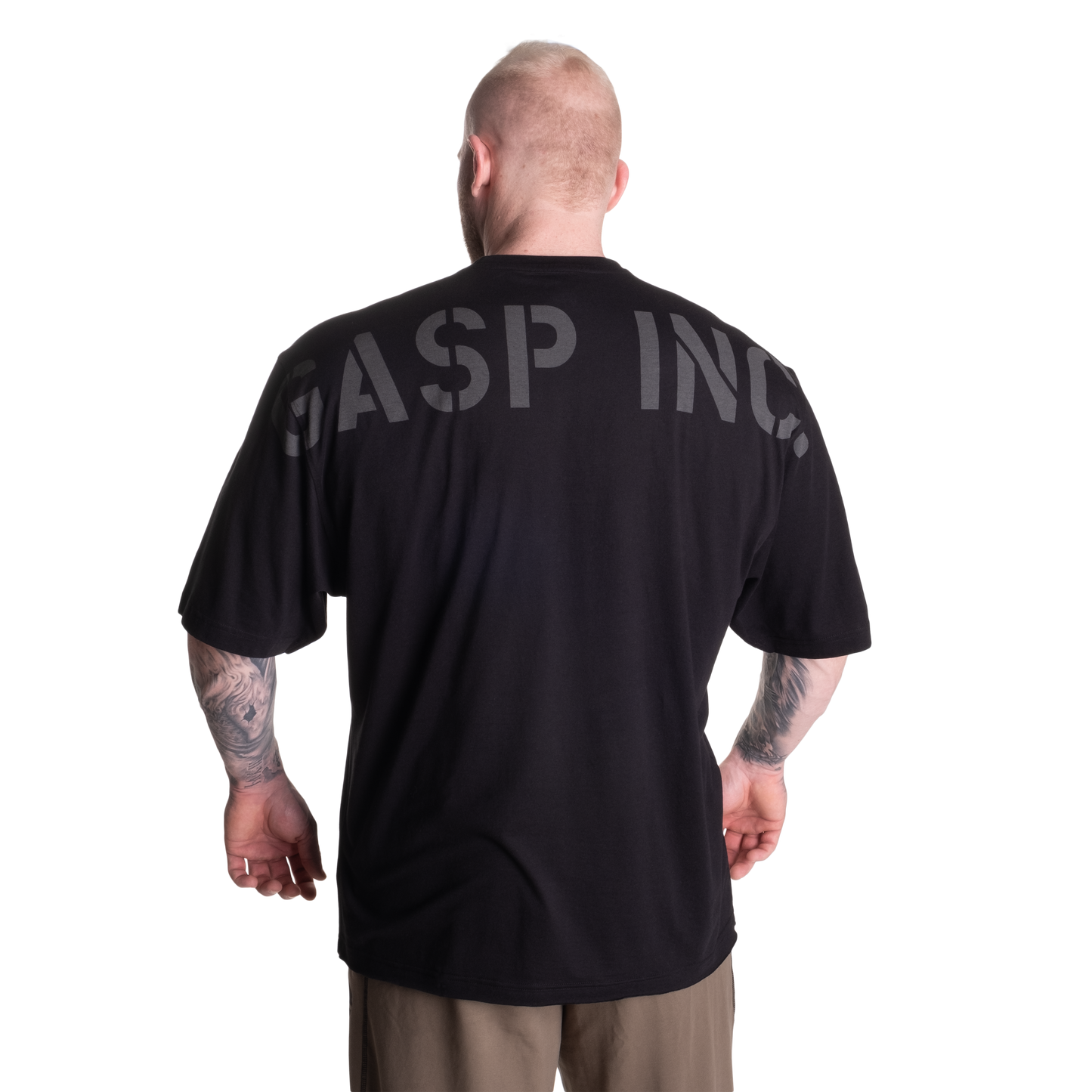 GASP Division Iron Tee Black