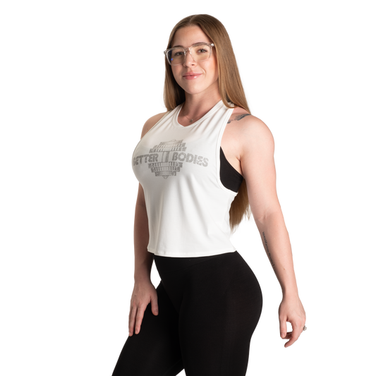 Better Bodies Empire Loose Racerback, White