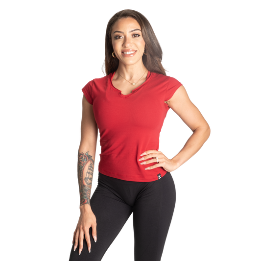 Better Bodies  Raw Energy Tee, Chili Red