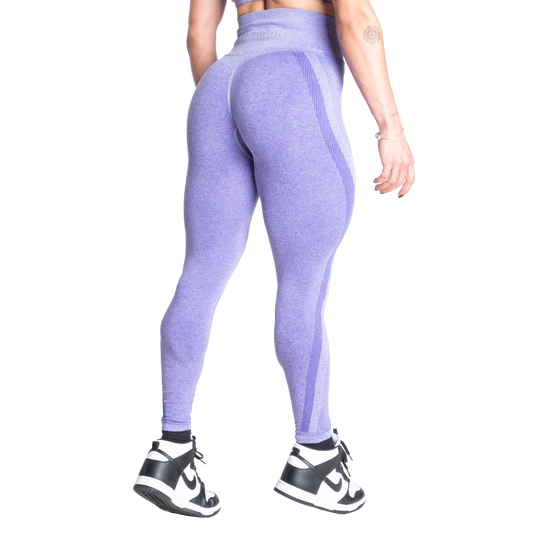 Better Bodies Curve Scrunch Leggings Athletic Purple - Naisten Leggingsit