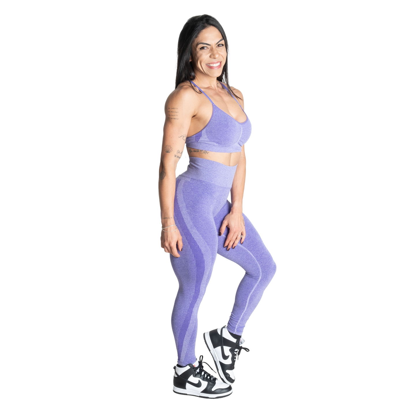 Better Bodies Curve Scrunch Leggings, Athletic Purple