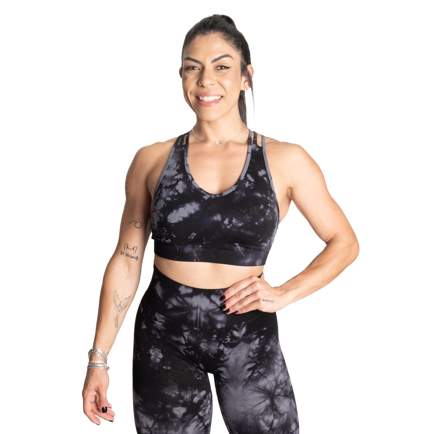 Better Bodies Entice sports bra, Black Tie Dye UUTUUS!