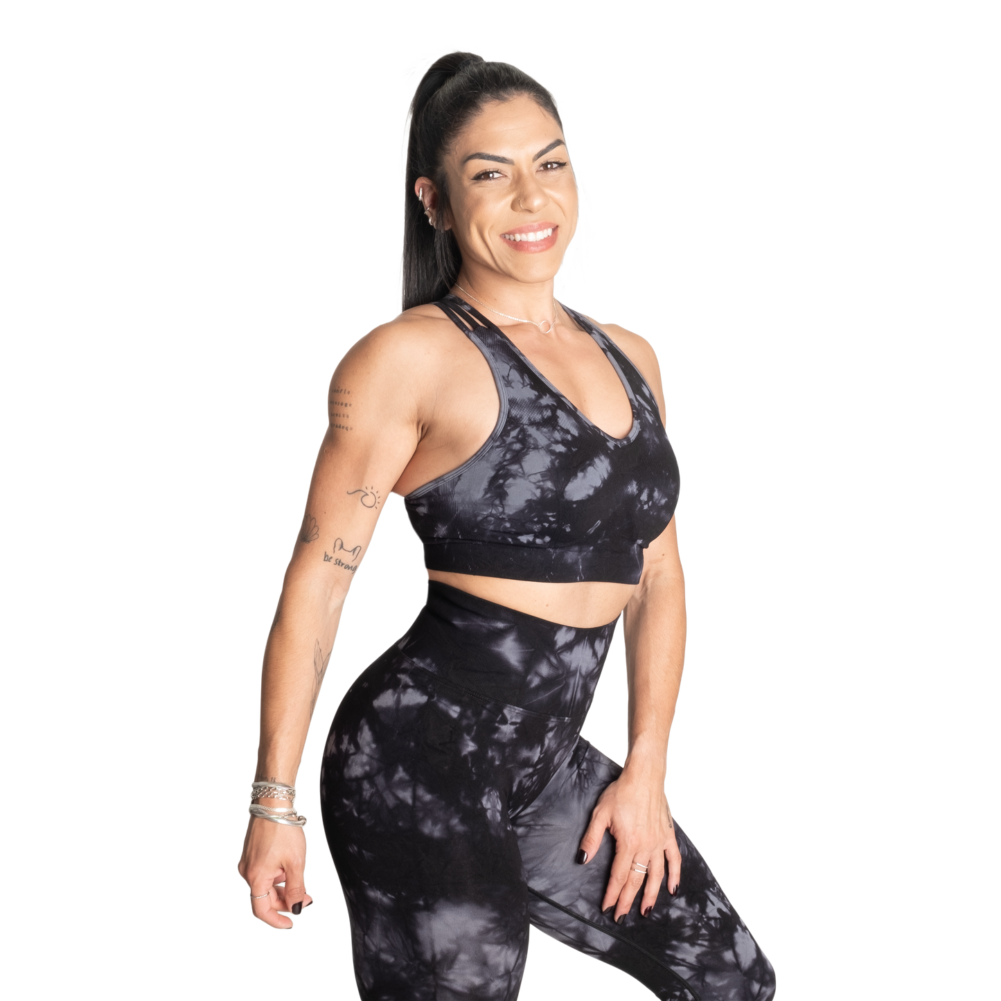 Better Bodies Entice sports bra, Black Tie Dye UUTUUS!