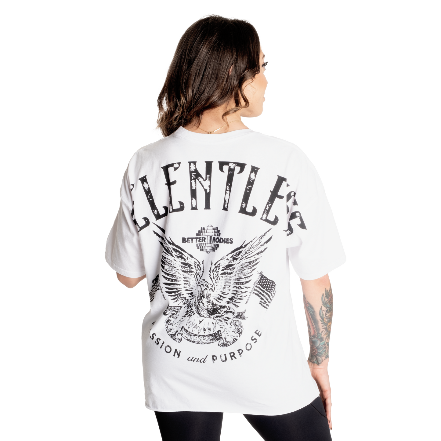 Better Bodies Relentless Oversized Tee, White