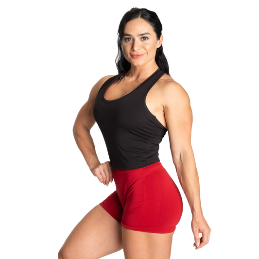 Better Bodies Original Crop T-Back, Black/White