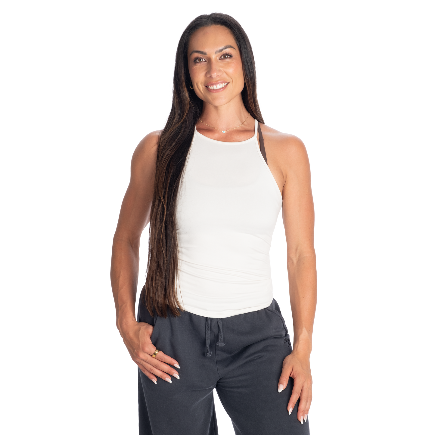 Better Bodies Performance Halter V2, White