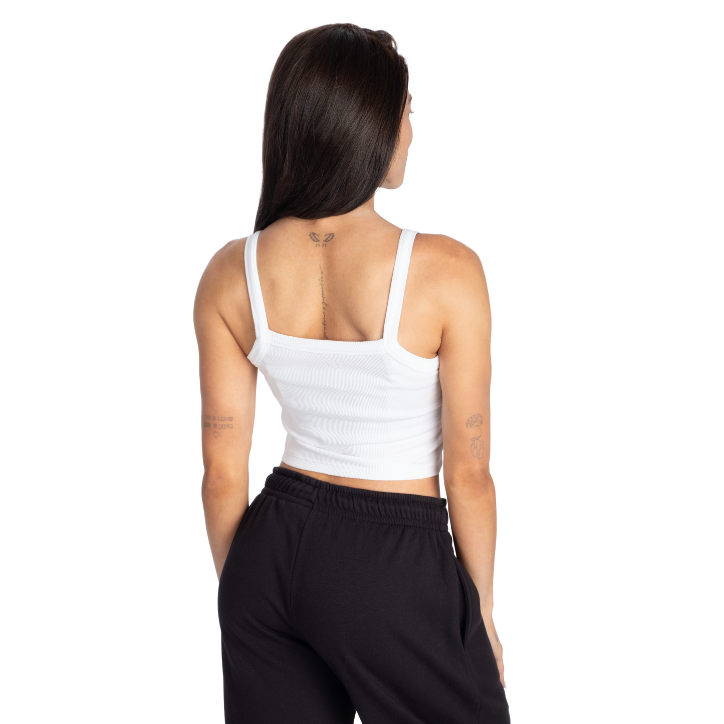 Better Bodies Ribbed Tank, White