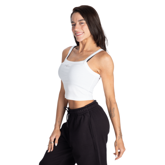 Better Bodies Ribbed Tank, White