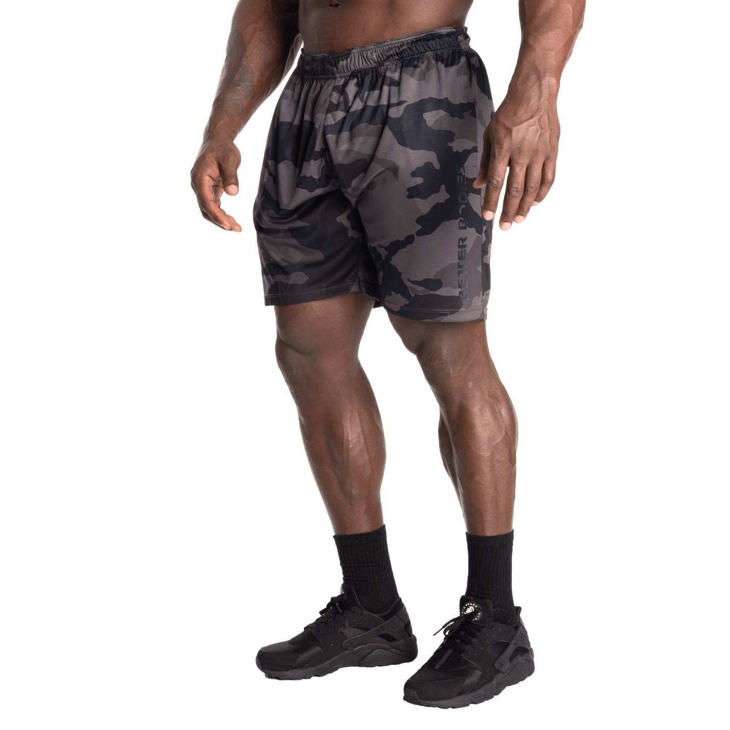 Better Bodies Loose Function Shorts, Dark Camo