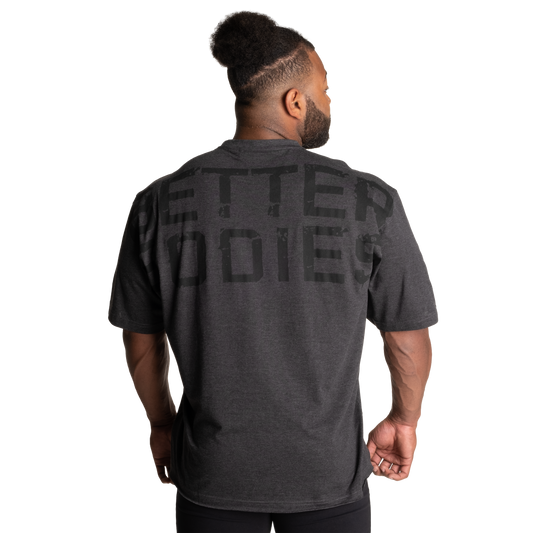 Better Bodies Union Iron Tee, Army Grey melange