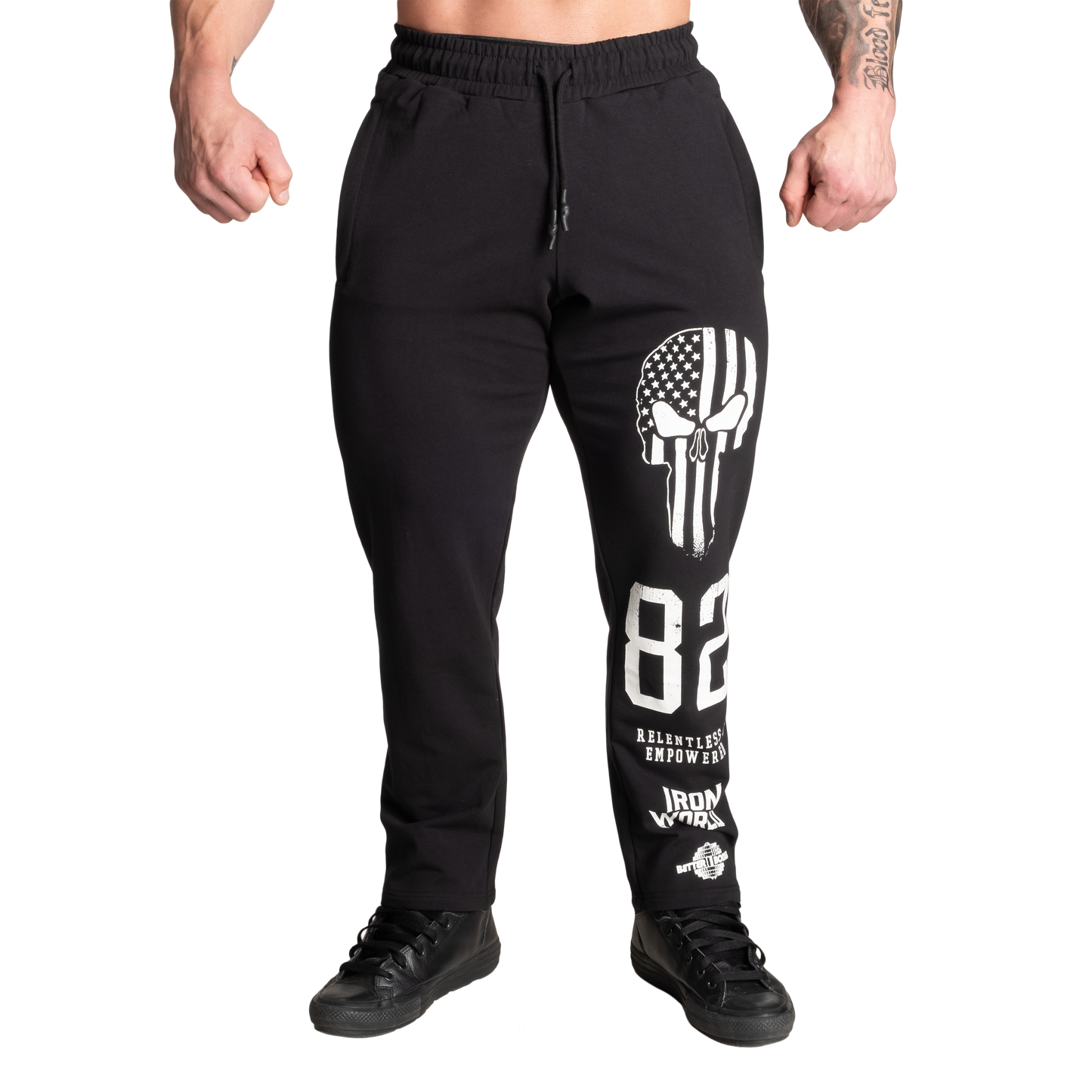 Better Bodies Graphic Standard Sweatpants Black