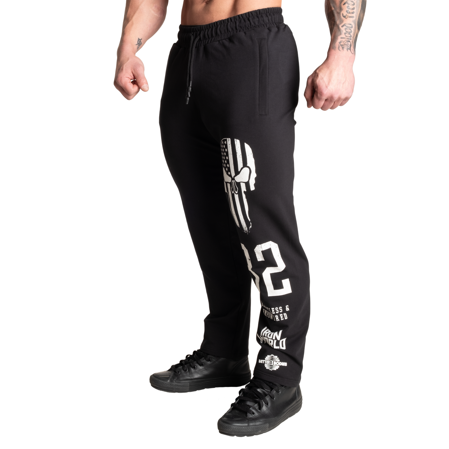 Better Bodies Graphic Standard Sweatpants Black