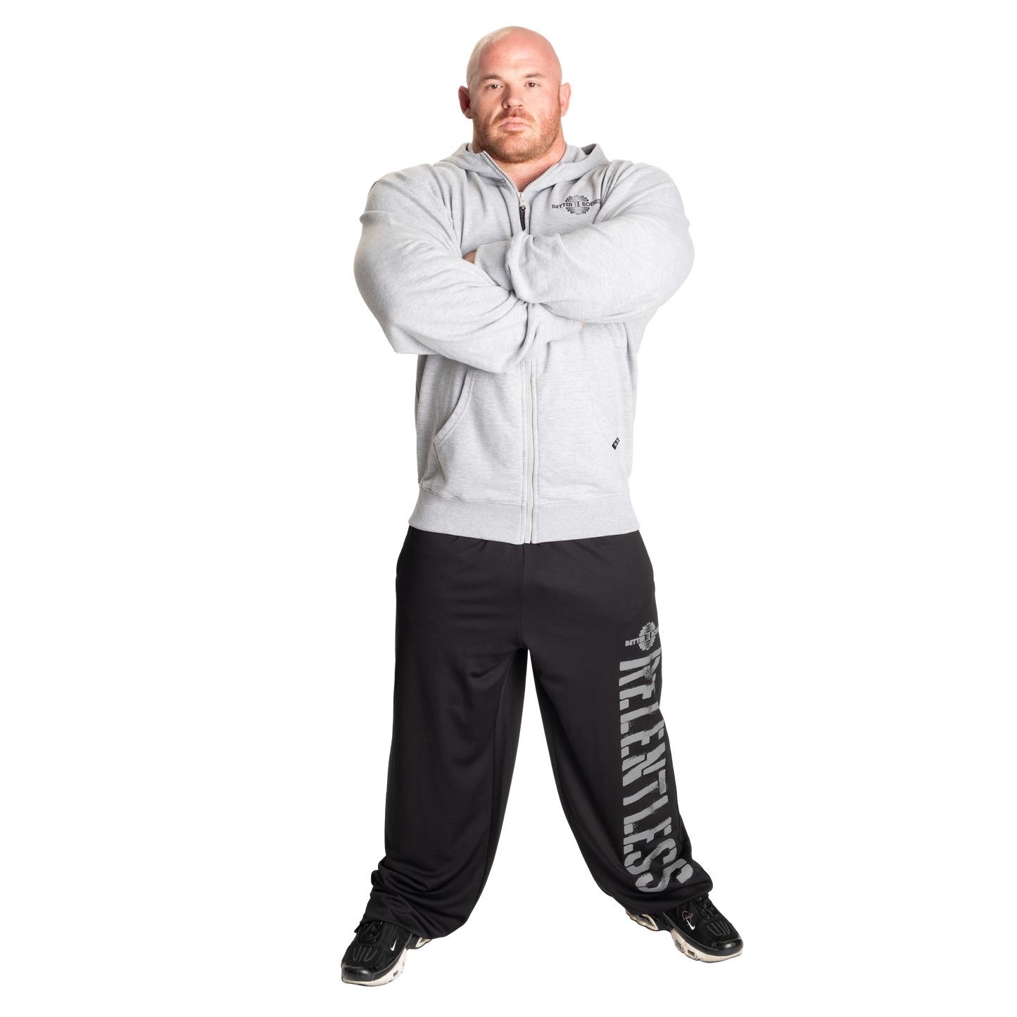 Better Bodies Legacy Standard Hood, Light Grey Melange