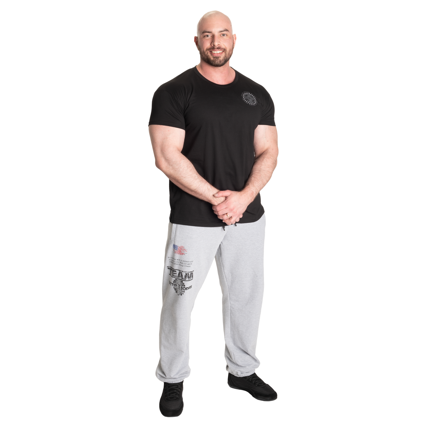 Better Bodies Core Stanton Sweatpants, Light Grey Melange