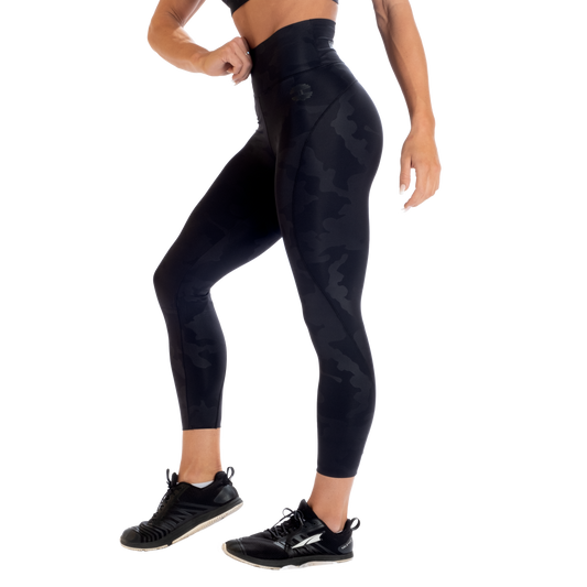 Better Bodies High Waist leggings V2, Black Camo