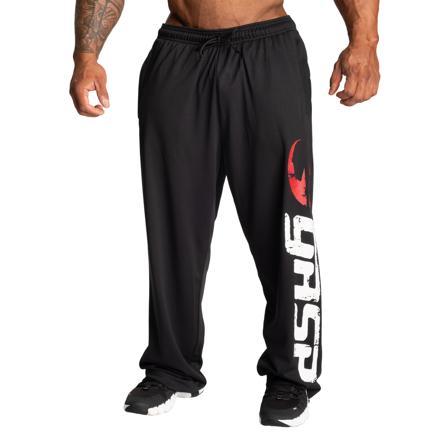 GASP Original Mesh Pant, Black/Red