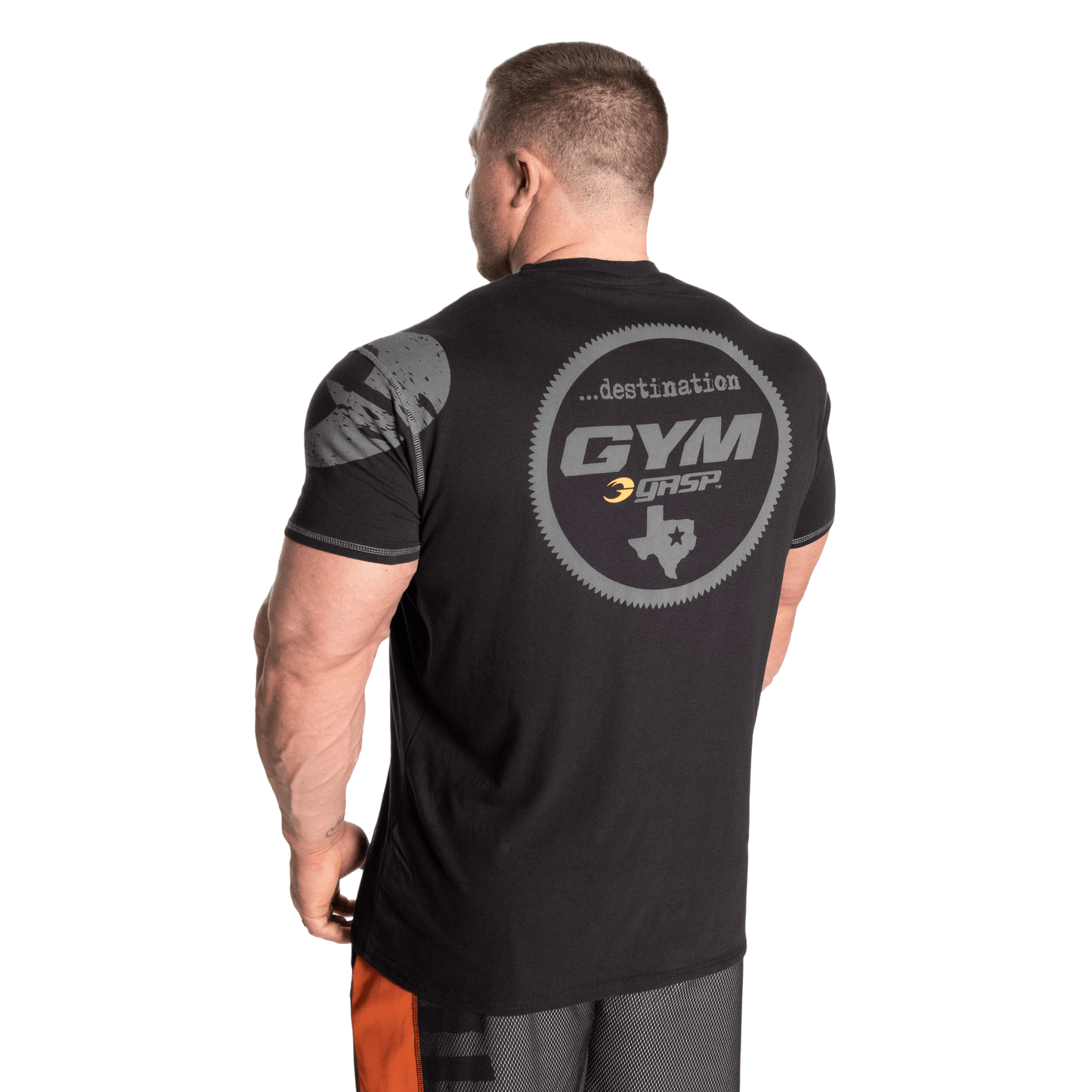 Gasp gym tee, Washed black