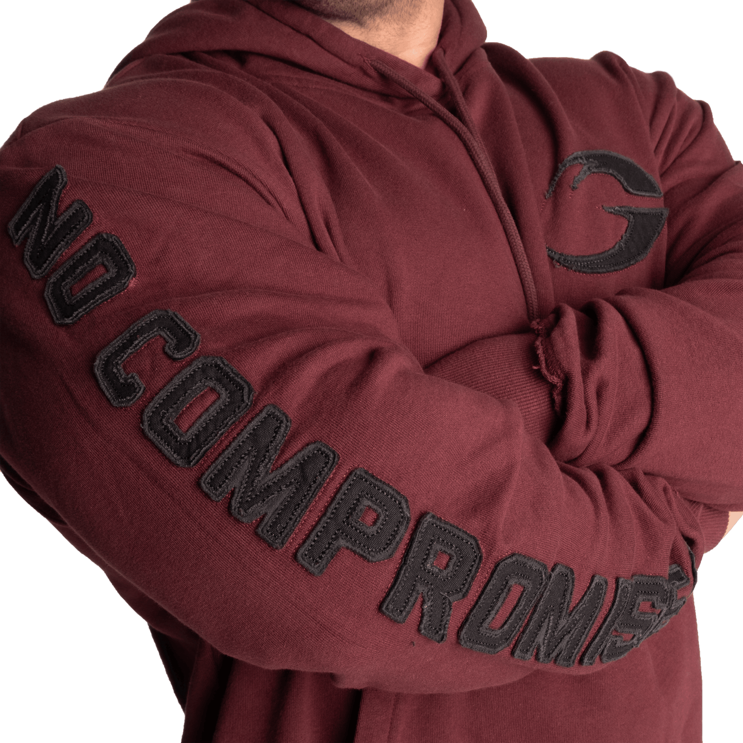 GASP Distressed Hood Maroon