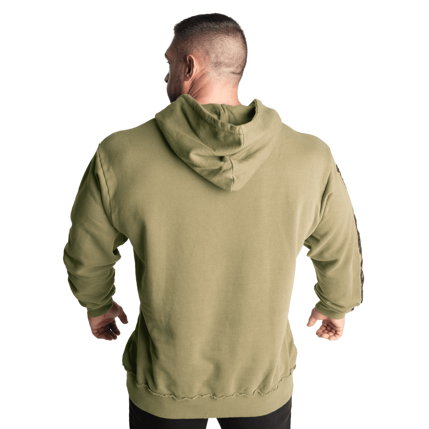 GASP Distressed Hood Washed Green
