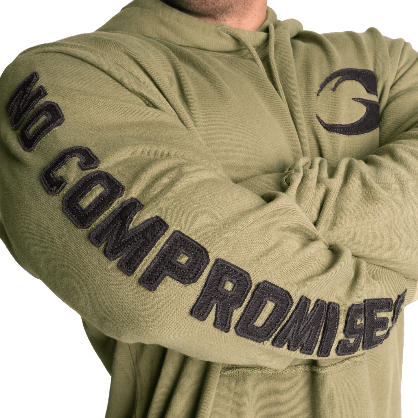 GASP Distressed Hood Washed Green