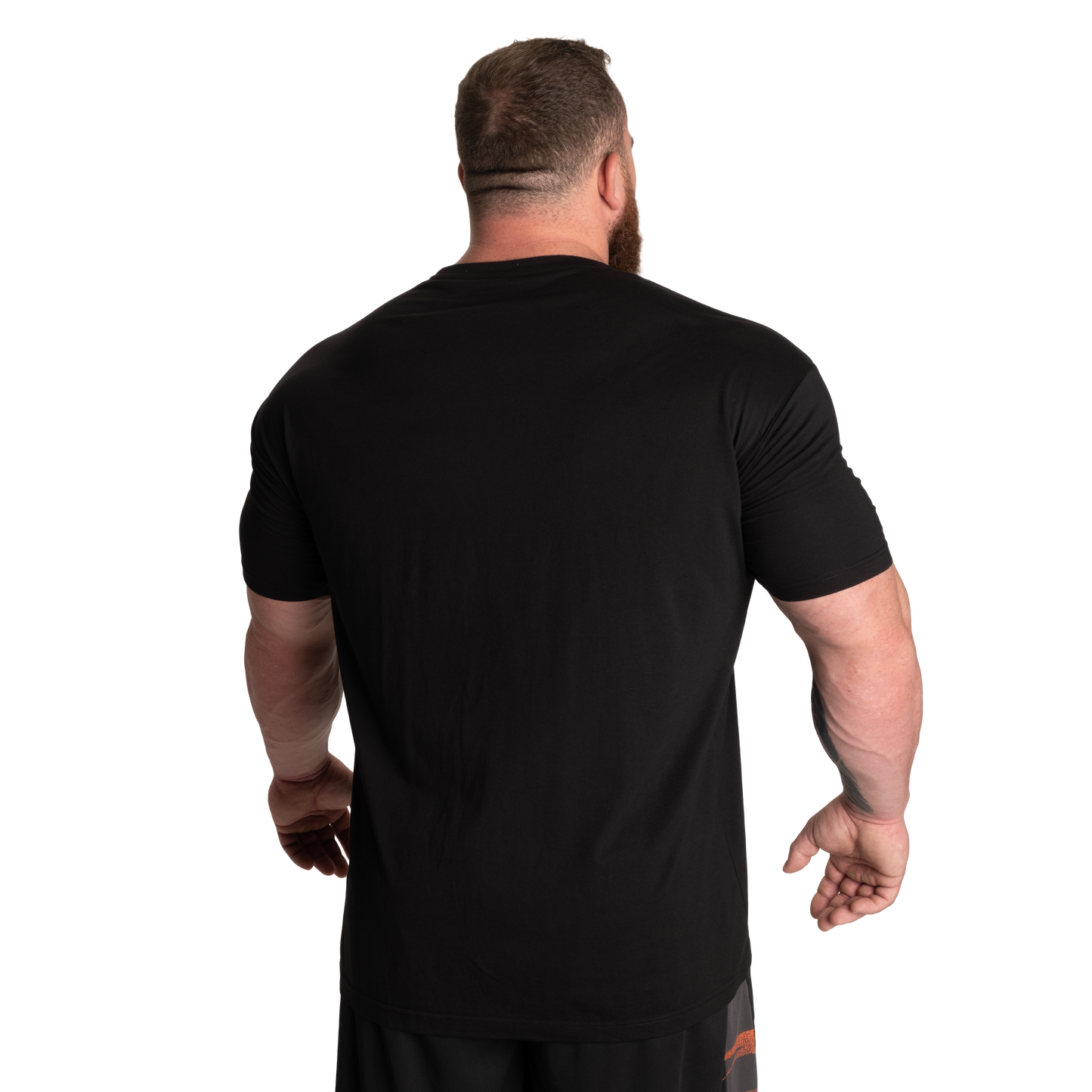 GASP Legacy Gym tee, Black/Flame