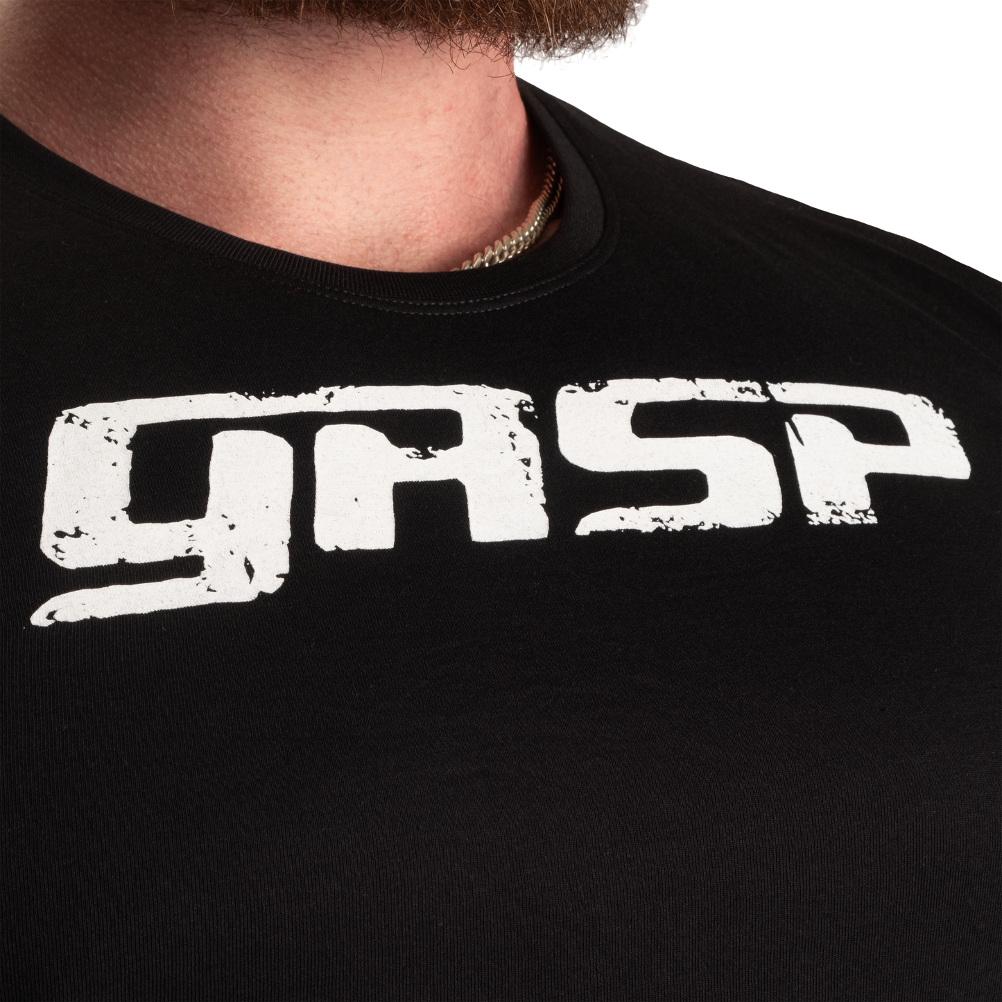 GASP Legacy Gym tee, Black/White