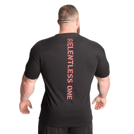GASP Relentless One Tee, Black/Red