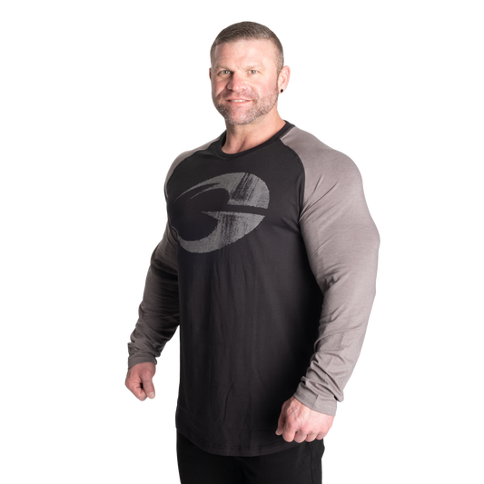 GASP Original Raglan LS Black/Grey