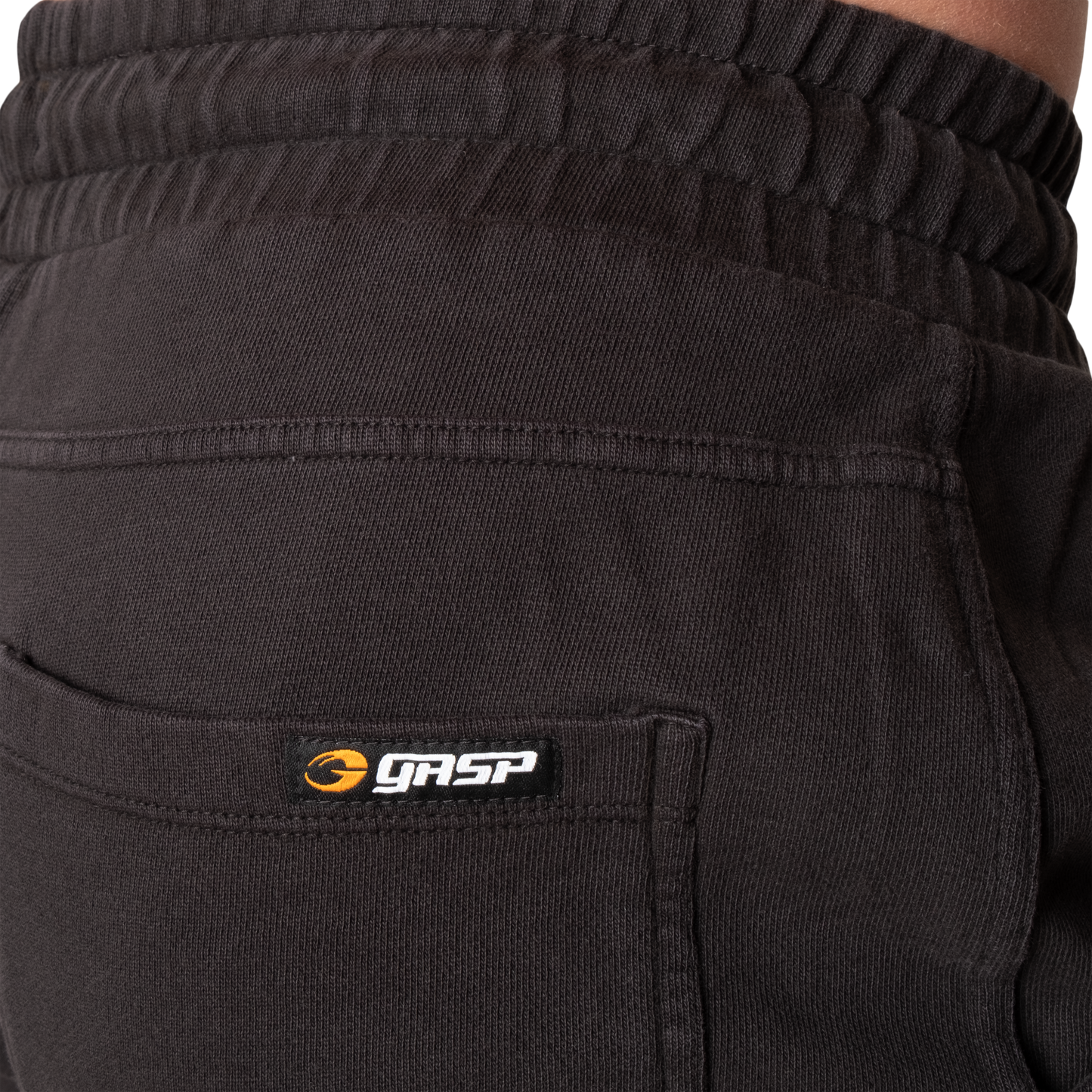 GASP Classic Sweatshorts, Acid Washed Black