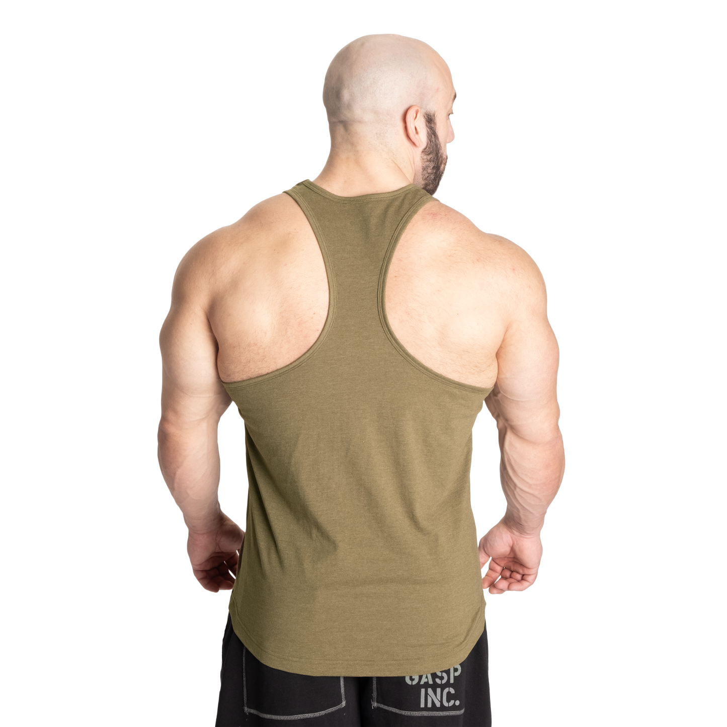 GASP Classic Essential t-back, Army Green Melange