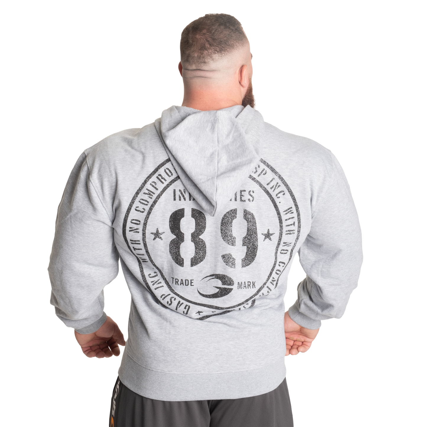 GASP Inc Classic Hood, Light Grey Melange