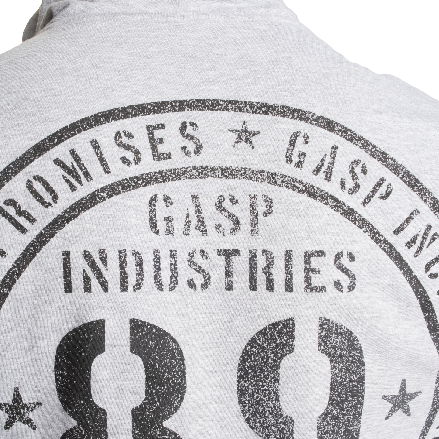 GASP Inc Classic Hood, Light Grey Melange