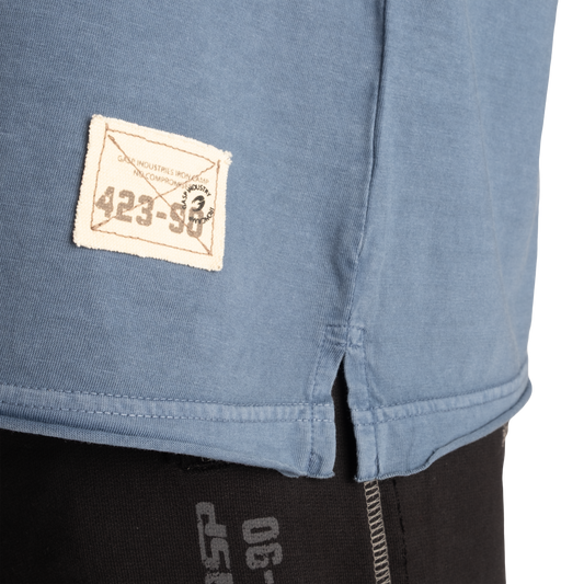 GASP Vintage Iron Tee, Washed Blue