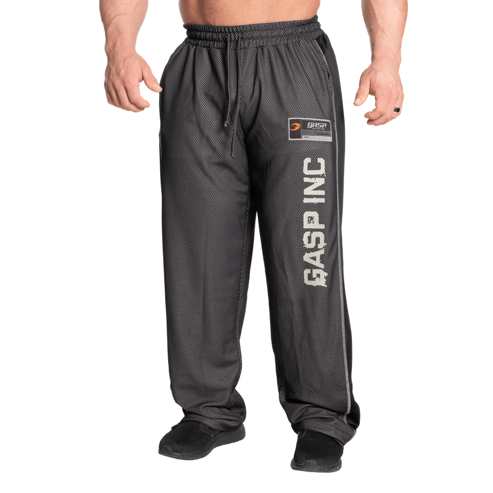 GASP No1 Mesh Pant Black