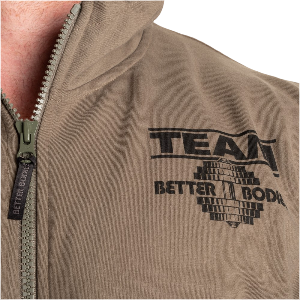 Better Bodies Original Standard Hood, Washed Green