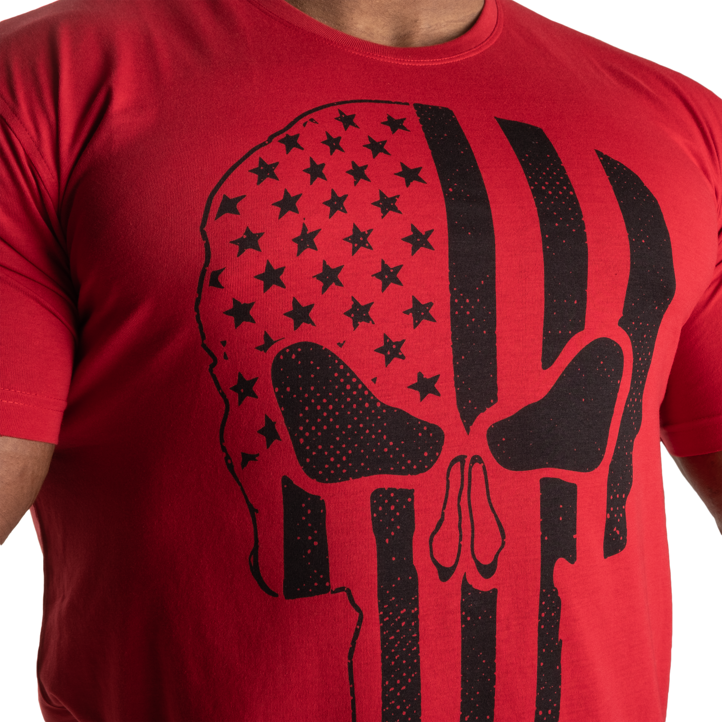 GASP Skull Standard tee, Chili Red