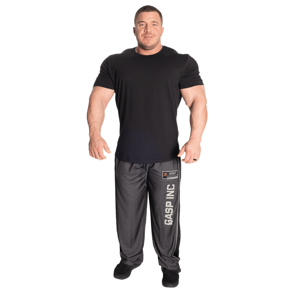 GASP No1 Mesh Pant Black