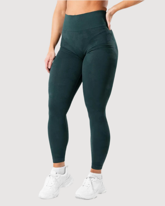 RELODE Prime Scrunch Camo Tights, Teal, UUTUUS!