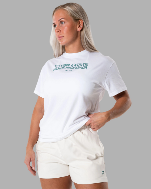 RELODE Classic T-shirt Valkoinen - Naisten Treenipaita