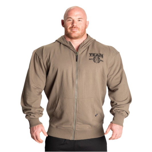 Better Bodies Original Standard Hood, Washed Green