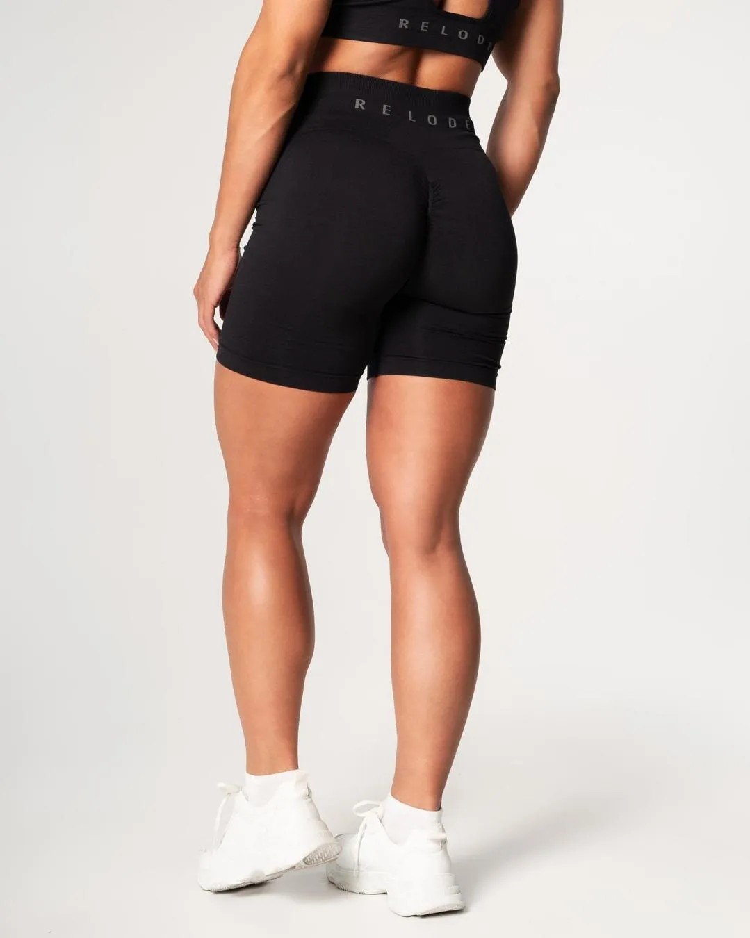 RELODE Prime Scrunch Shorts, Black
