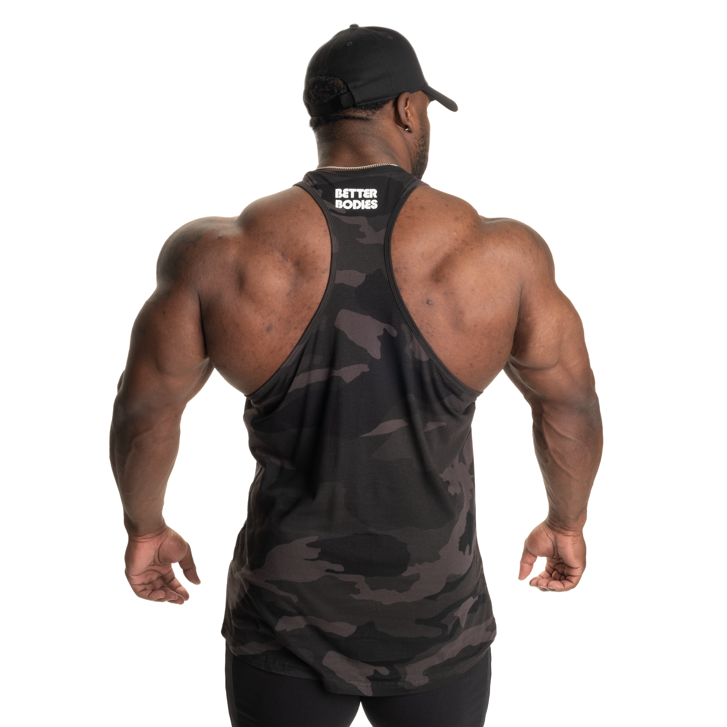 Better Bodies Essential T-back Dark Camo V2