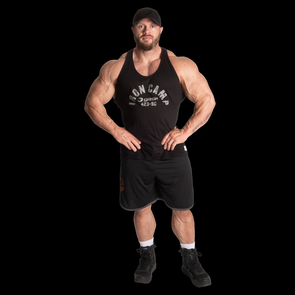 Gasp Mesh Shorts, Black/Grey