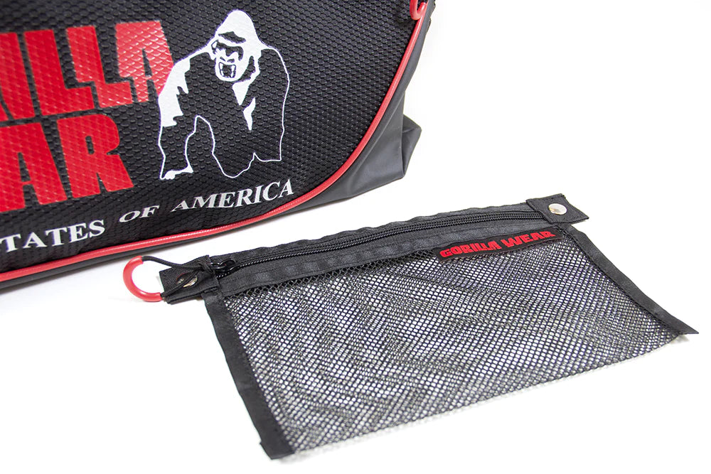 Gorilla Wear Jerome Gym Bag Black/Red