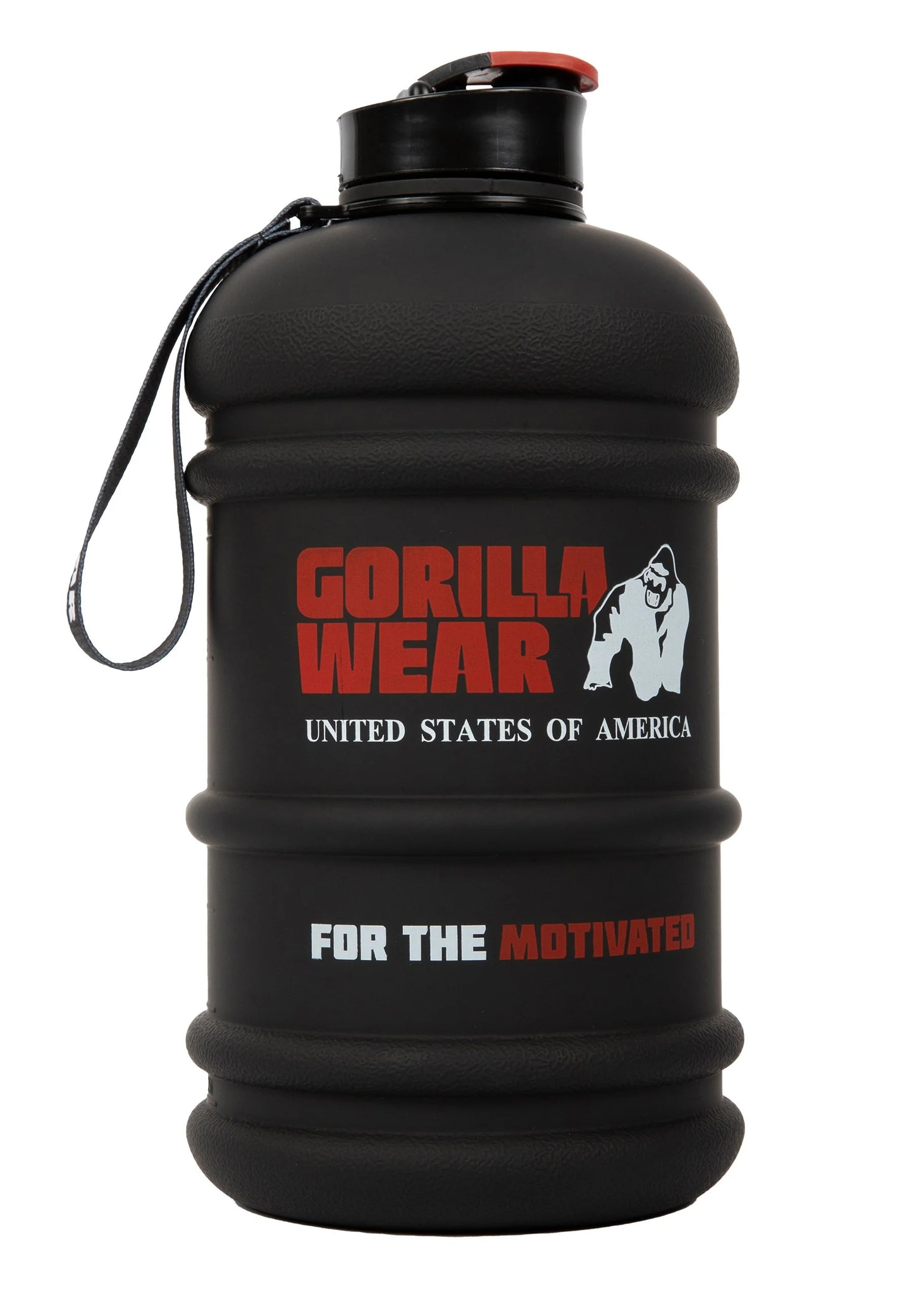 Gorilla Wear Water Jug Black 1.9L