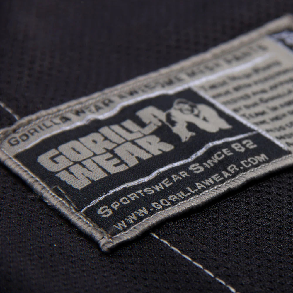 Gorilla Logo mesh pants Black
