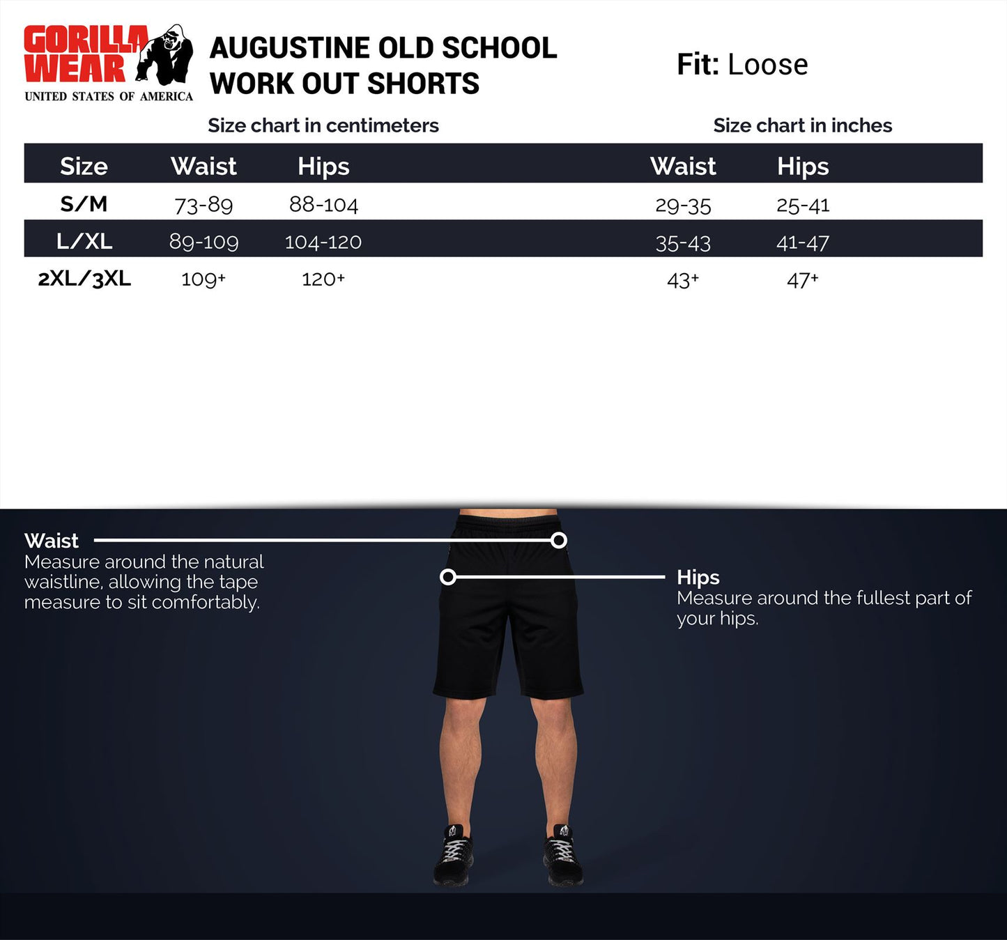 Gorilla Augustine Old School shorts Black
