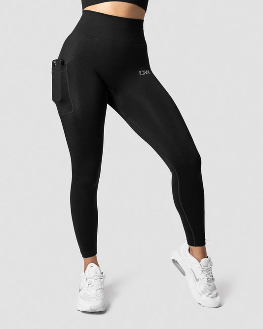 ICANIWILL Define Seamless Pocket Tights Black