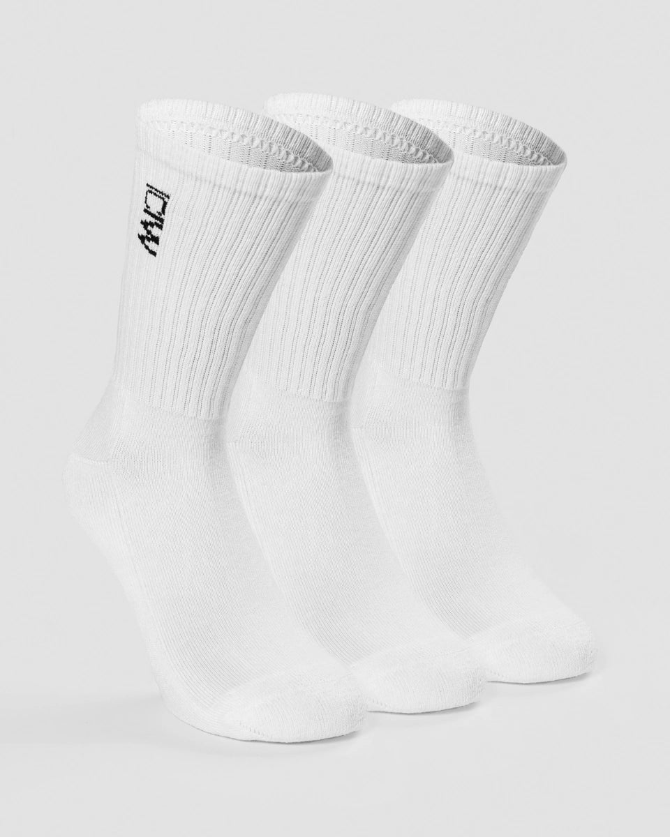 ICIW Training socks 3-pack, Black & White